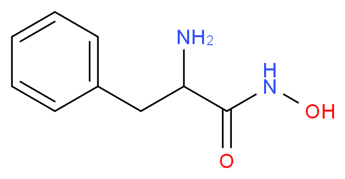 2-amino-N-hydroxy-3-phenylpropanamide_分子结构_CAS_36207-44-0