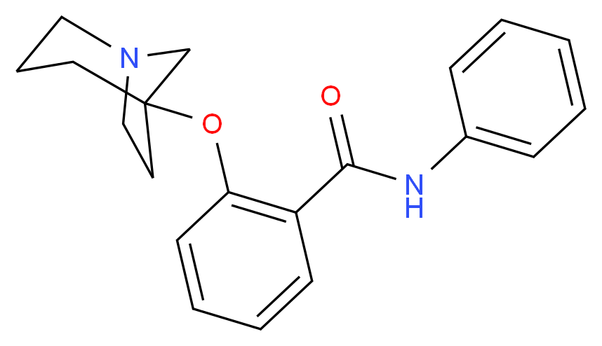 2-(1-azabicyclo[3.2.1]oct-5-yloxy)-N-phenylbenzamide_分子结构_CAS_)
