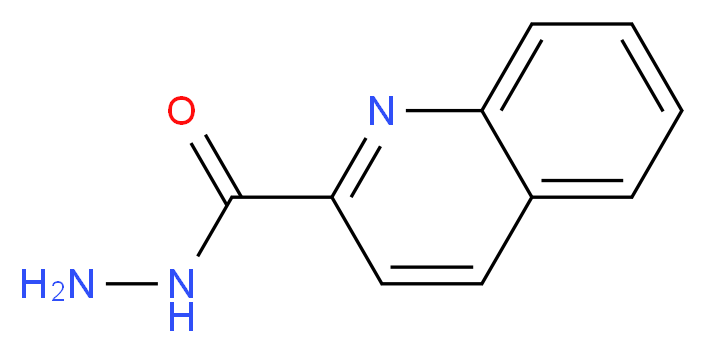 quinoline-2-carbohydrazide_分子结构_CAS_5382-44-5