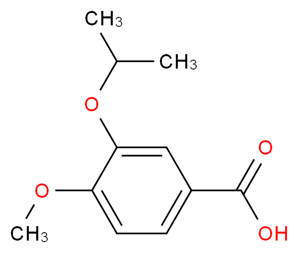 3-Isopropoxy-4-methoxybenzoic acid_分子结构_CAS_)