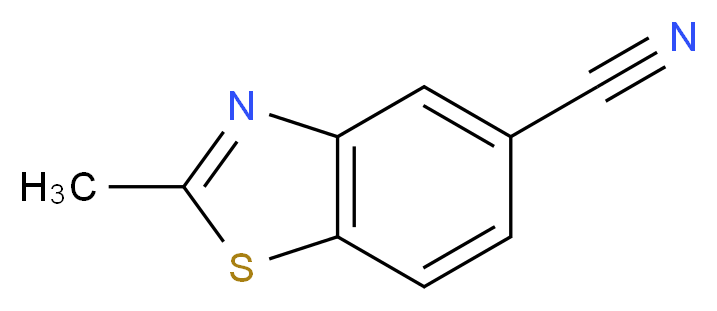 2-Methylbenzo[d]thiazole-5-carbonitrile_分子结构_CAS_90418-93-2)