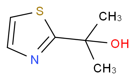 2-(1,3-thiazol-2-yl)propan-2-ol_分子结构_CAS_16077-78-4