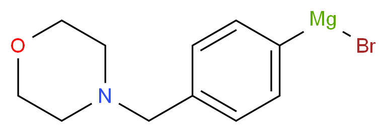 4-{[4-(bromomagnesio)phenyl]methyl}morpholine_分子结构_CAS_480424-75-7