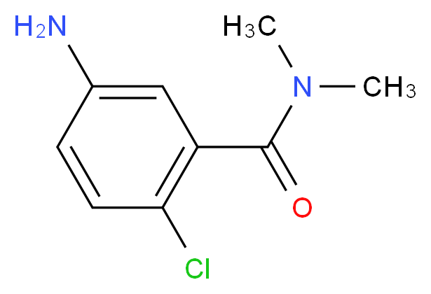 5-amino-2-chloro-N,N-dimethylbenzamide_分子结构_CAS_946691-01-6