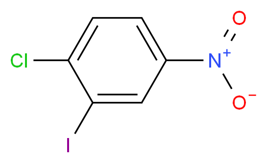 1-chloro-2-iodo-4-nitrobenzene_分子结构_CAS_74534-15-9