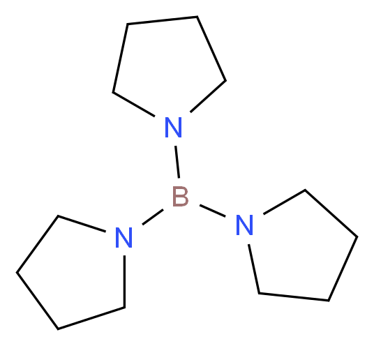 1-[bis(pyrrolidin-1-yl)boranyl]pyrrolidine_分子结构_CAS_4426-24-8