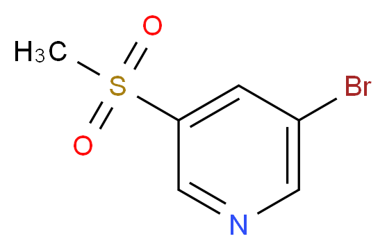 3-Bromo-5-(methylsulphonyl)pyridine 98%_分子结构_CAS_445491-71-4)