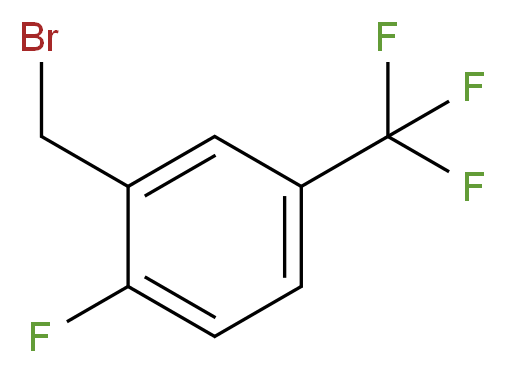 2-氟-5-(三氟甲基)苯甲基溴_分子结构_CAS_220239-69-0)