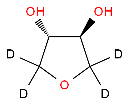 1,4-Anhydro-L-threitol-d4_分子结构_CAS_)
