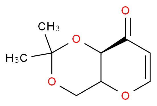 4,6-O-Isopropylidene-1,5-anhydro-2-deoxy-D-erythro-hex-1-en-3-ulose_分子结构_CAS_51450-38-5)