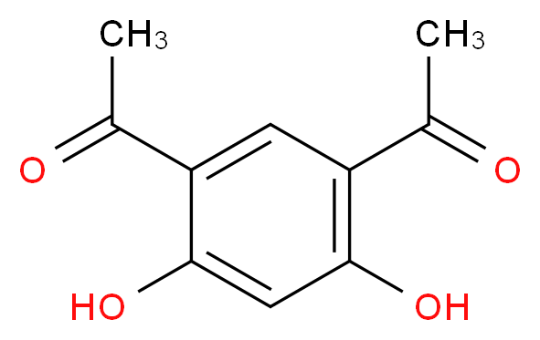 1-(5-acetyl-2,4-dihydroxyphenyl)ethan-1-one_分子结构_CAS_2161-85-5