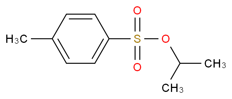 Isopropyl toluene-4-sulphonate_分子结构_CAS_2307-69-9)