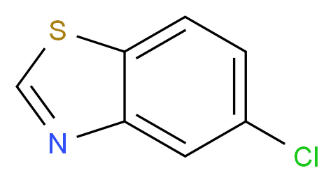 5-chloro-1,3-benzothiazole_分子结构_CAS_2786-51-8