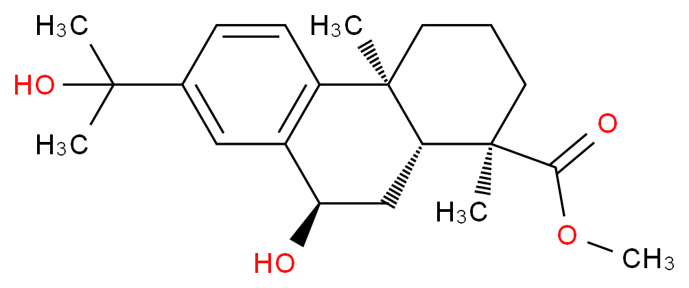 Methyl 7,15-dihydroxydehydroabietate_分子结构_CAS_155205-65-5)