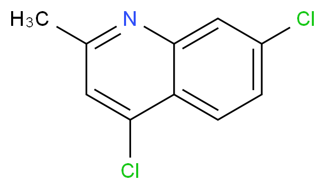 4,7-DICHLORO-2-METHYLQUINOLINE_分子结构_CAS_50593-69-6)