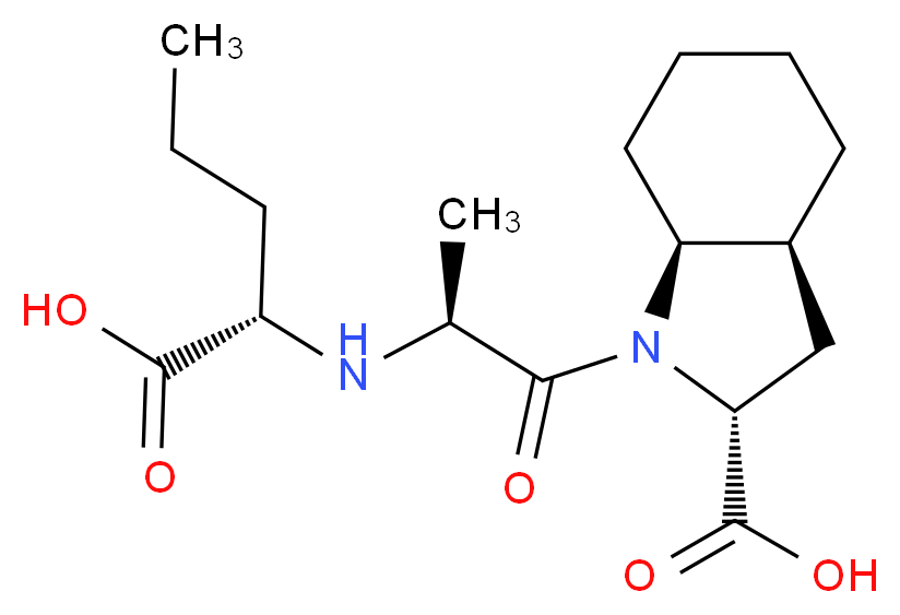 Perindoprilat_分子结构_CAS_95153-31-4)