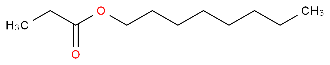 octyl propanoate_分子结构_CAS_142-60-9