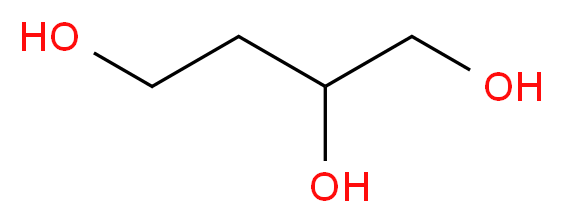 (±)-1,2,4-丁三醇_分子结构_CAS_3068-00-6)