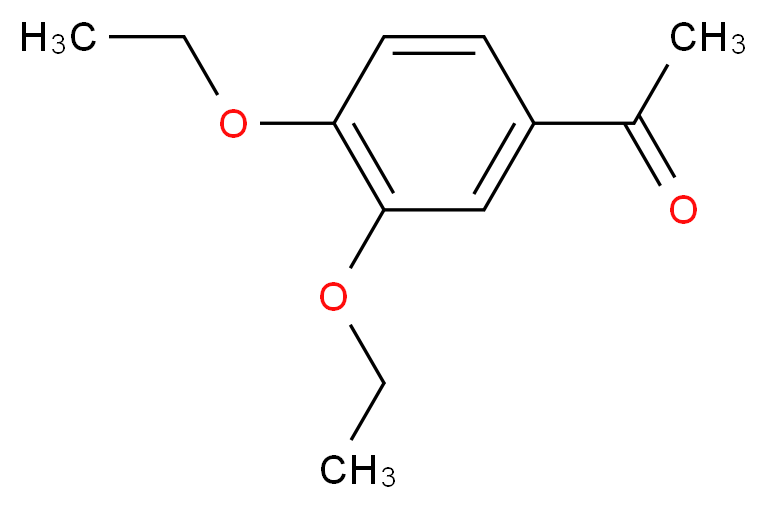 1-(3,4-Diethoxyphenyl)ethanone_分子结构_CAS_1137-71-9)