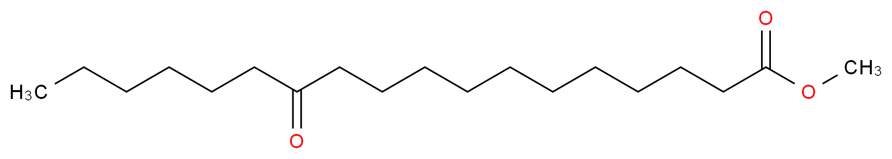 methyl 12-oxooctadecanoate_分子结构_CAS_2380-27-0