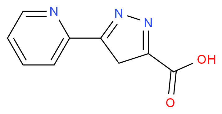 5-Pyridin-2-yl-4H-pyrazole-3-carboxylic acid_分子结构_CAS_374064-02-5)