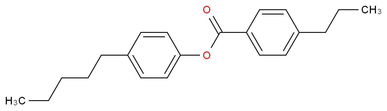 4-丙基苯甲酸对戊基苯酚酯_分子结构_CAS_50649-60-0)