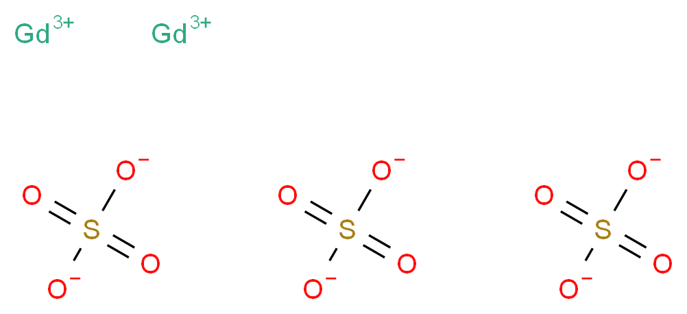 digadolinium(3+) ion trisulfate_分子结构_CAS_155788-75-3