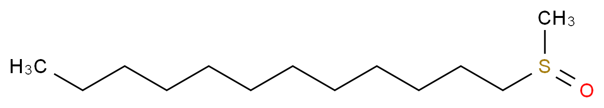 1-methanesulfinyldodecane_分子结构_CAS_3079-30-9