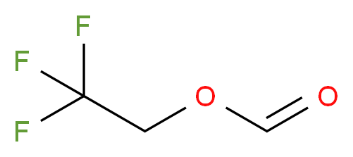 2,2,2-trifluoroethyl formate_分子结构_CAS_32042-38-9