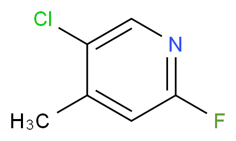 5-Chloro-2-fluoro-4-methylpyridine_分子结构_CAS_884494-88-6)