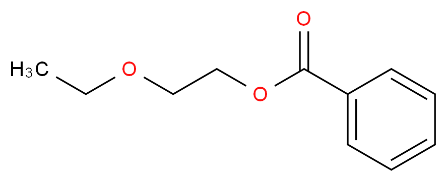Benzoic Acid 2-Ethoxyethyl Ester_分子结构_CAS_5451-72-9)