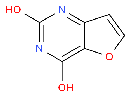 Furo[3,2-d]pyrimidine-2,4-diol_分子结构_CAS_956034-06-3)