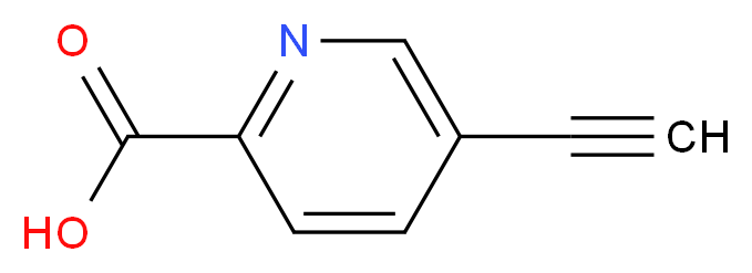 5-ethynylpyridine-2-carboxylic acid_分子结构_CAS_)