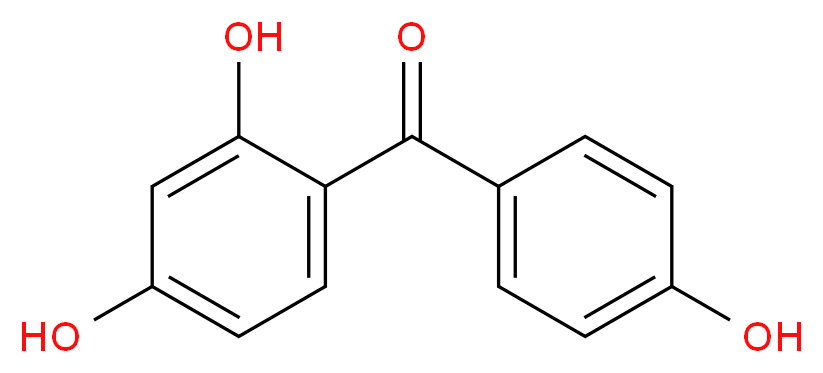 2,4,4′-三羟基二苯甲酮_分子结构_CAS_1470-79-7)