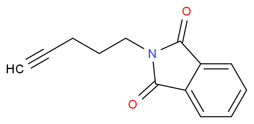 N-(4-戊炔基)酞酰亚胺_分子结构_CAS_6097-07-0)