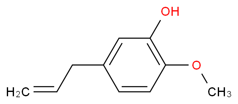 5-allyl-2-methoxyphenol_分子结构_CAS_)