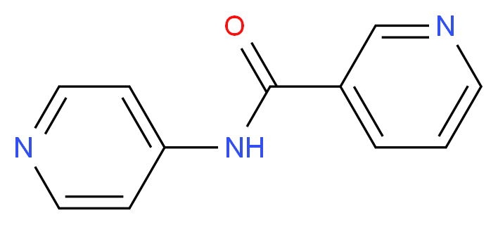 N-(pyridin-4-yl)pyridine-3-carboxamide_分子结构_CAS_64479-79-4