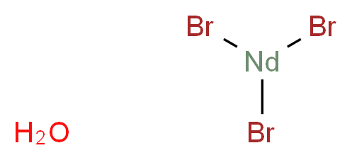 溴化钕(III) 水合物_分子结构_CAS_29843-90-1)