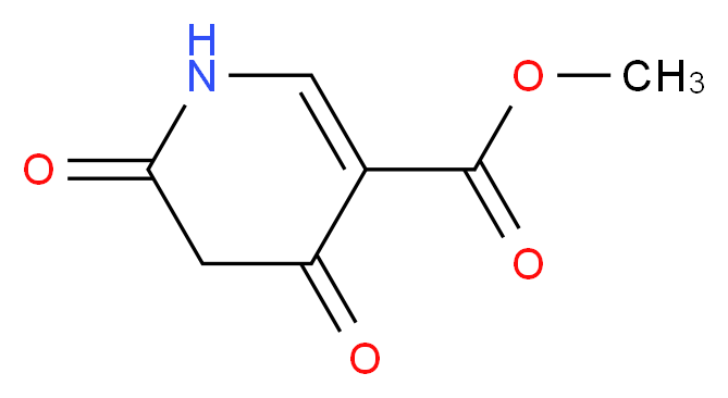 methyl 4,6-dioxo-1,4,5,6-tetrahydropyridine-3-carboxylate_分子结构_CAS_88499-68-7