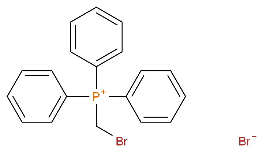 (Bromomethyl)triphenylphosphonium bromide_分子结构_CAS_1034-49-7)