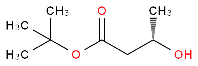 tert-butyl (3S)-3-hydroxybutanoate_分子结构_CAS_82578-45-8