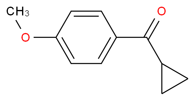 cyclopropyl(4-methoxyphenyl)methanone_分子结构_CAS_7152-03-6