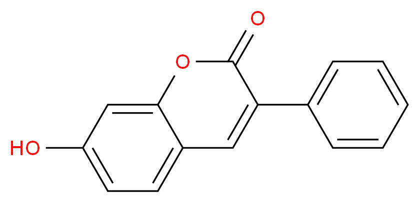 7-hydroxy-3-phenyl-2H-chromen-2-one_分子结构_CAS_)