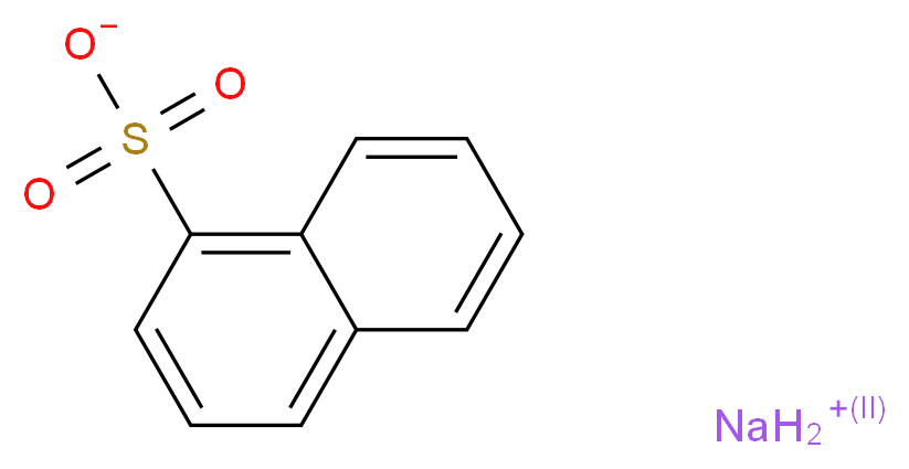 sodium naphthalene-1-sulfonate_分子结构_CAS_130-14-3