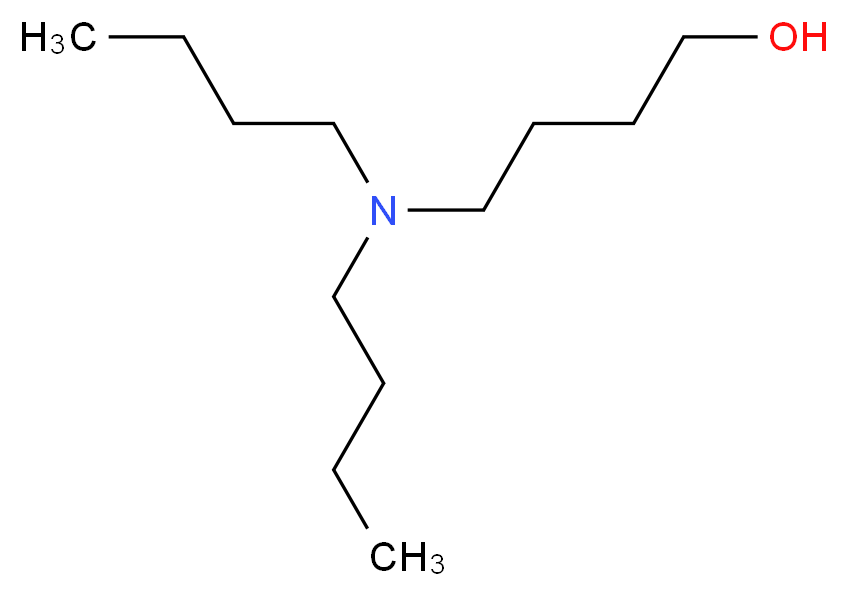 4-(dibutylamino)butan-1-ol_分子结构_CAS_41788-34-5