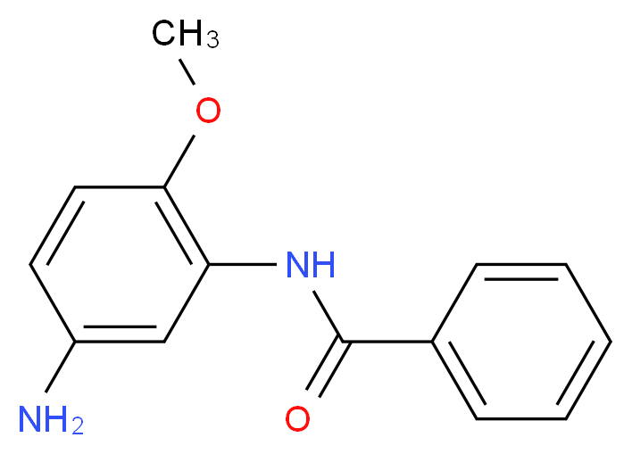 N-(5-Amino-2-methoxyphenyl)benzamide_分子结构_CAS_119-88-0)