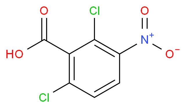 2,6-Dichloro-3-nitrobenzoic acid_分子结构_CAS_55775-97-8)