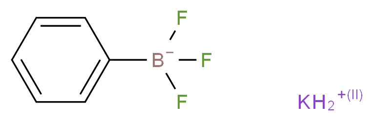 苯基三氟硼酸钾_分子结构_CAS_153766-81-5)