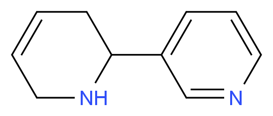 (+/-)-1,2,3,6-Tetrahydro-2,3'-bipyridine_分子结构_CAS_27430-90-0)