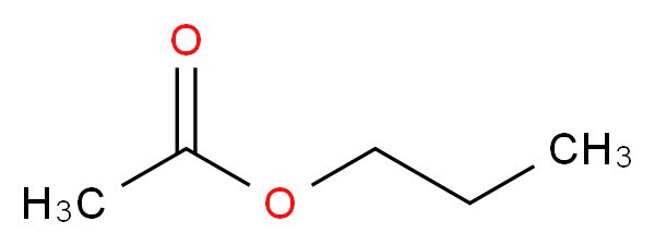 乙酸丙酯_分子结构_CAS_109-60-4)